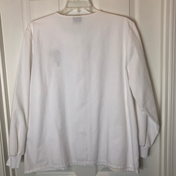 Cherokee Scrub Jacket with Embroidering  Size XL - Picture 6 of 8